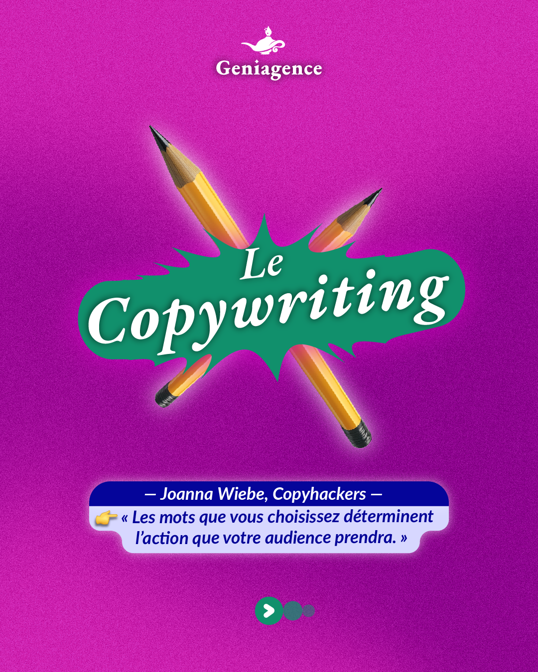 Le copywriting - slide 1